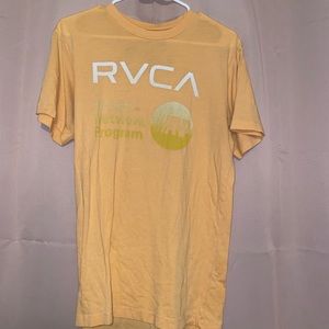 RVCA light yellow/ orange t shirt